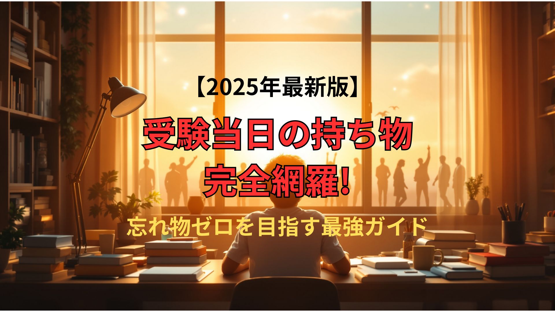 【2025年最新版】受験当日の持ち物を完全網羅!忘れ物ゼロを目指す最強ガイド